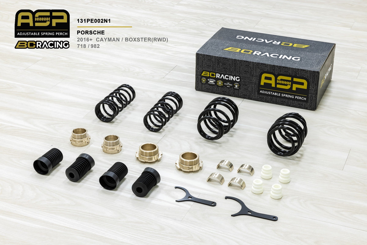 ASP Adjustable Springs - Porsche 982/718 CAYMAN/BOXSTER RWD 16+