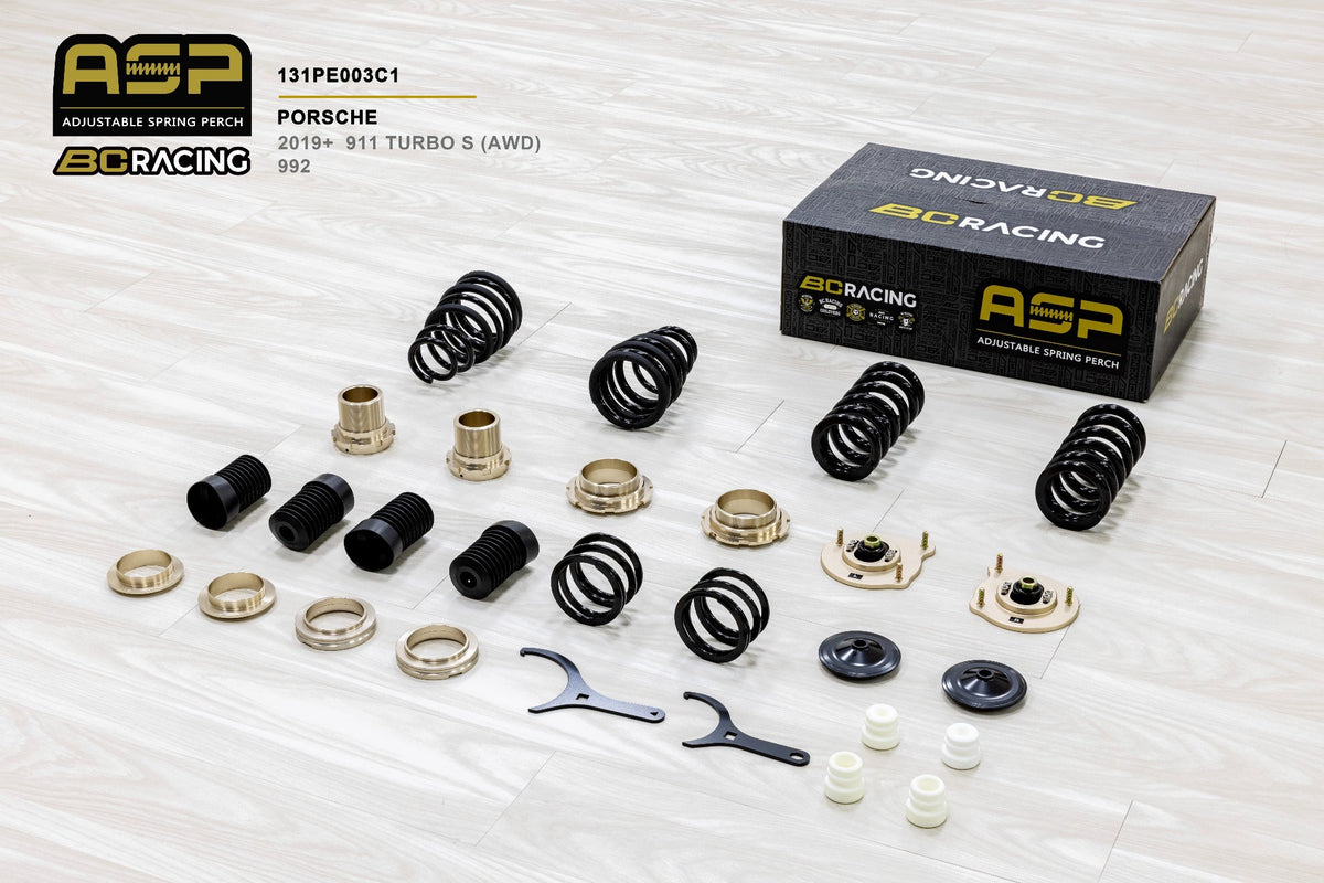 ASP Adjustable Springs - Porsche 992 911 TURBO S AWD 19+ W/ FRONT CAMBER